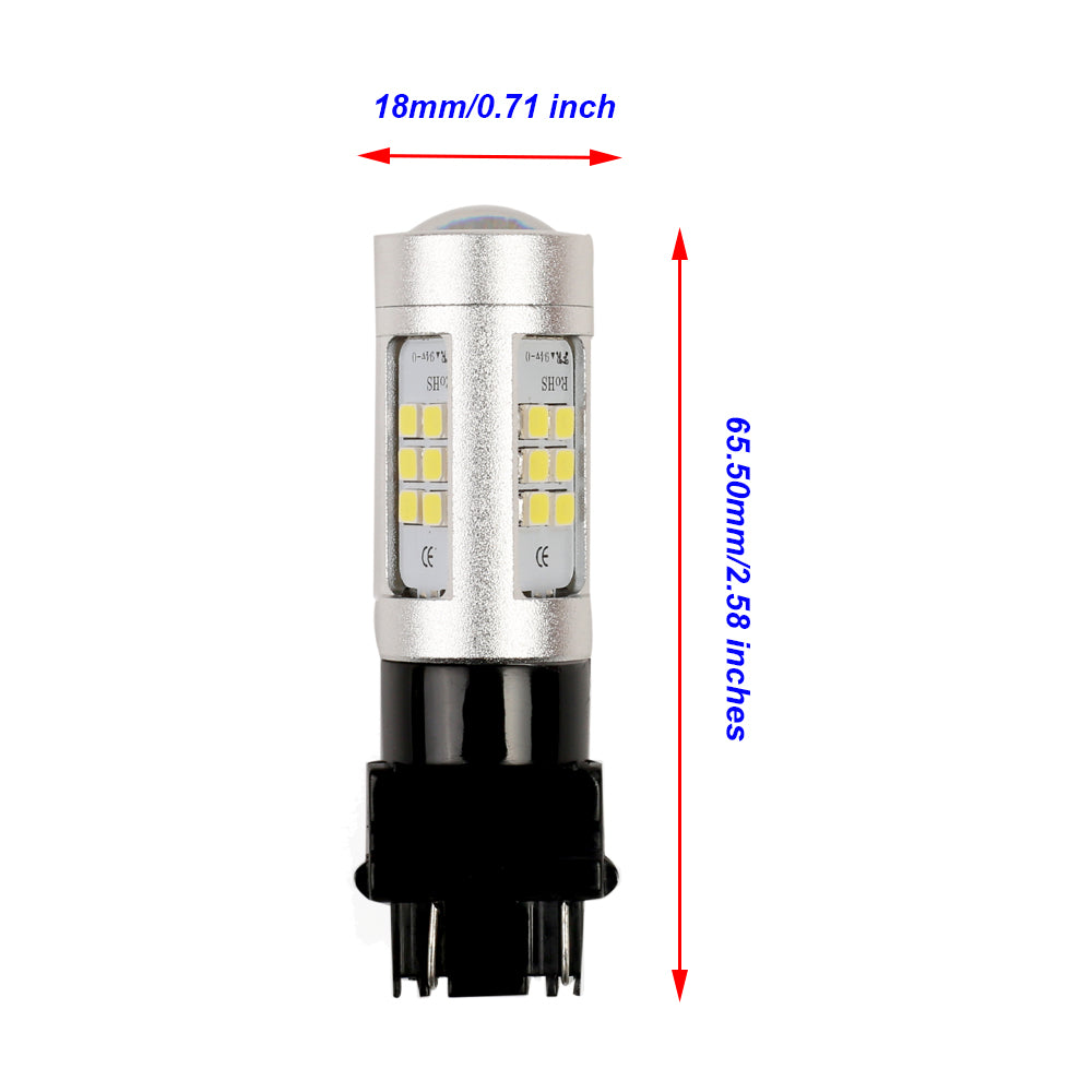 1156 LED Bulb 6000K Xenon White for Tail Light Reverse Backup