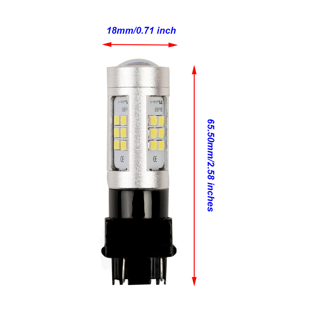 4257 WT21 White LED Reverse Backup Canbus Bulbs W/ Built In Resistors – Underground Lighting - Foto 6