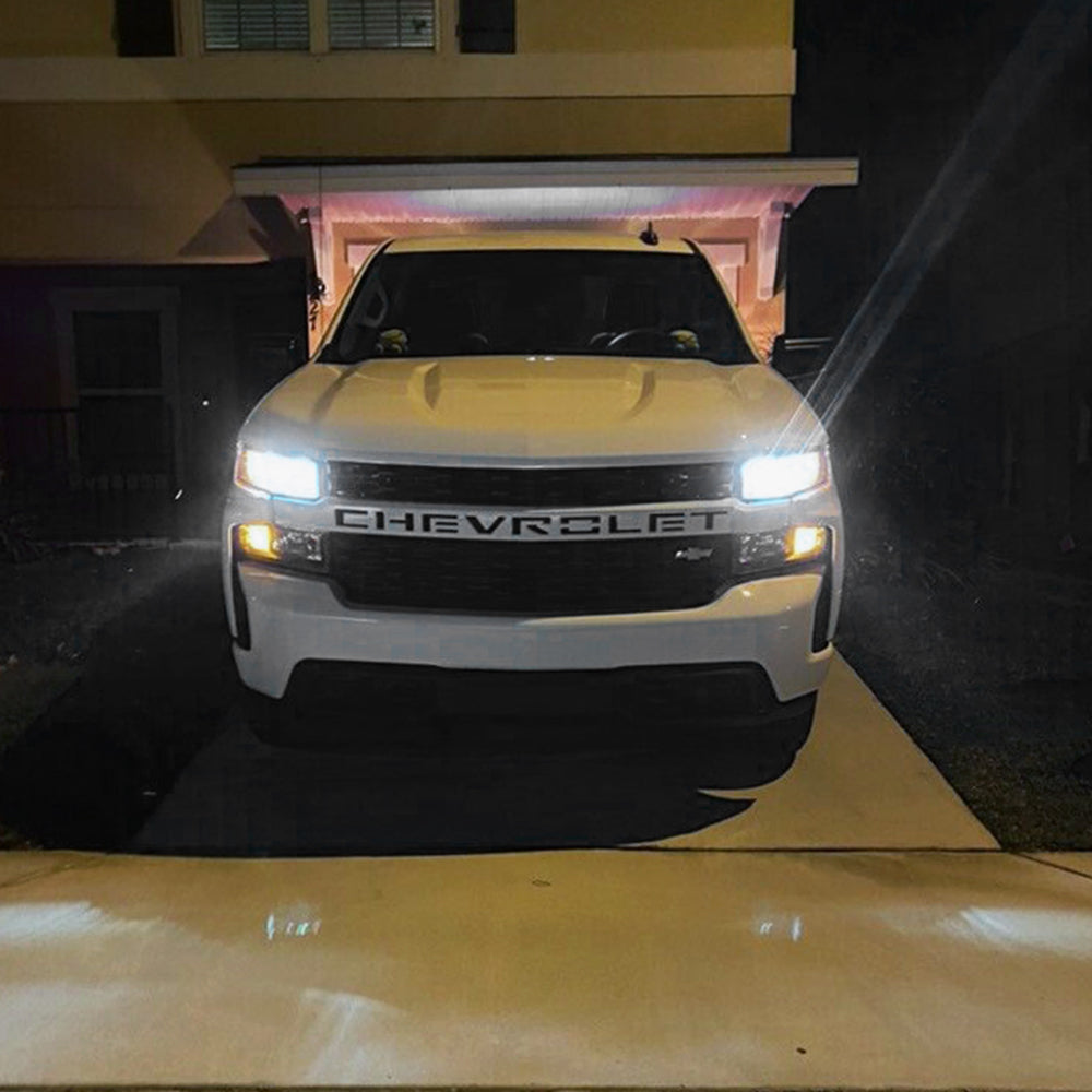 2019-2021 Chevrolet Silverado 1500 H11 Custom-Fit LED Bulbs Conversion