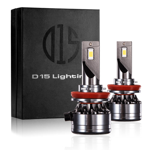 H11 H8 H9 H16 LED Headlight Fog Light Bulbs 6000K 10000LM P1 Series Extremely Bright White CSP Conversion Kit (Set of 2)