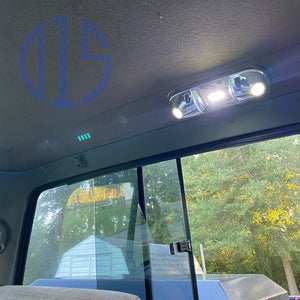 Chrome Map/Dome Light Assembly For 1980-1996 Ford F150 F250 F350 Bronco – OEM Style
