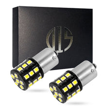 Load image into Gallery viewer, 1156 BA15S 1141 LED Reverse Backup Light RV Truck Interior Bulbs 6000K White 27SMD High Power 2835 Chips (Pack of 2)